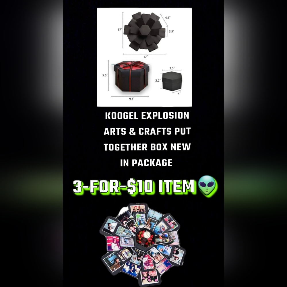 👽Koogel-explosion box arts & crafts kit
